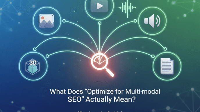 Learn Multi-modal SEO basics