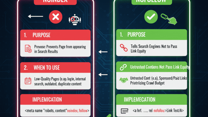 Noindex vs Nofollow: When and How to Use Meta Robots Tags
