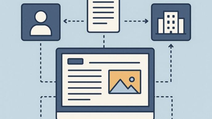 make an illustration on this idea: Multi-Entity Content Strategy: Optimizing for Entity Relationships & Connections