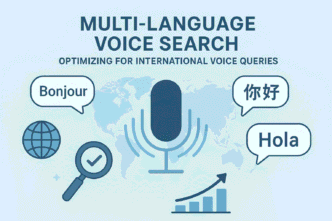 make an illustration on this idea: Multi-Language Voice Search: Optimizing for International Voice Queries