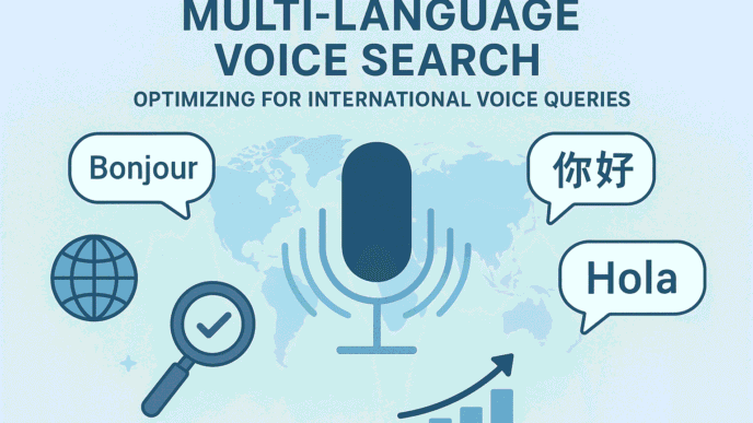 make an illustration on this idea: Multi-Language Voice Search: Optimizing for International Voice Queries