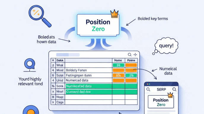 Table Snippet Optimization: Creating Data Tables That Win Position Zero