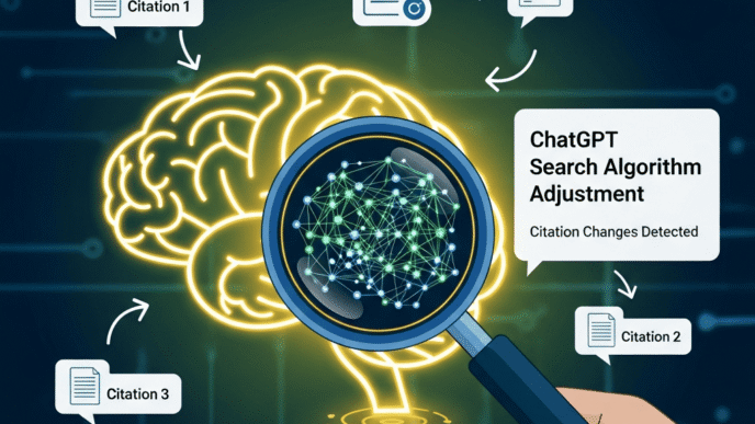 ChatGPT Search Algorithm Adjustment: Citation Changes Detected