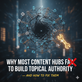 Why Most Content Hubs Fail to Build Topical Authority — And How to Fix Them