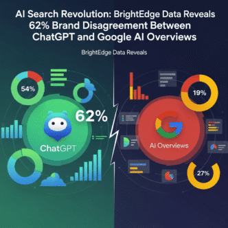 AI Search Revolution: BrightEdge Data Reveals 62% Brand Disagreement Between ChatGPT and Google AI Overviews
