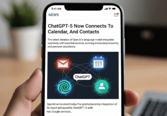 ChatGPT 5 Now Connects To Gmail Calendar And Contacts