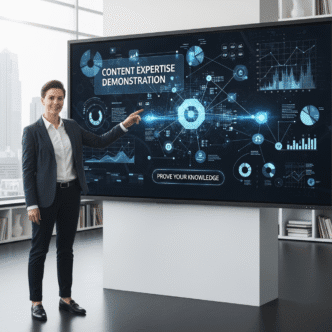 Expert demonstrating knowledge through detailed case study with data and real-world examples