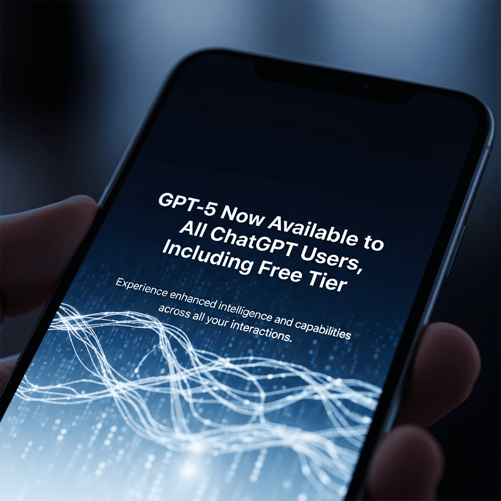GPT-5 Now Available to All ChatGPT Users, Including Free Tier