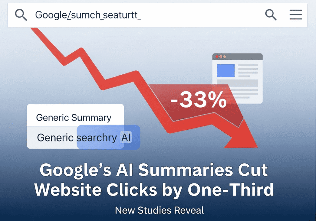 # Google's AI Summaries Cut Website Clicks by One-Third, New Studies Reveal *Landmark research exposes the dramatic impact of AI Overviews on web traffic, raising existential questions for digital publishing and the open internet* **By [News Reporter] | August 16, 2025** Multiple independent studies released this year reveal that Google's AI Overviews feature is fundamentally reshaping internet traffic patterns, slashing click-through rates to websites by as much as 34.5% and accelerating the shift toward "zero-click" searches that keep users within Google's ecosystem. The findings, based on analysis of millions of search queries and extensive user behavior data, paint a stark picture of disruption across the digital landscape and raise urgent questions about the future sustainability of content creation and journalism in an AI-dominated search environment. ## The Numbers Tell a Stark Story **The most comprehensive study**, conducted by SEO tool provider Ahrefs using Google Search Console data from 300,000 keywords, found that when AI Overviews appear in search results, the click-through rate for the top-ranking result drops by 34.5% compared to traditional search results. In March 2024, the average CTR for the #1 result on AI Overview keywords was 0.073. In March 2025, this had dropped to 0.026, representing a catastrophic decline for websites that previously dominated search traffic. **Performance agency Amsive** corroborated these findings with their analysis of 700,000 keywords across 10 websites and 5 industries, documenting an average 15.49% CTR drop, with much larger losses in specific cases (e.g., -37.04% when combined with featured snippets). **The Pew Research Center** provided the most authoritative user behavior analysis, studying 900 U.S. adults' actual browsing patterns in March 2025. Their findings were unambiguous: Google users who encountered an AI summary were less likely to click on links to other websites than users who did not see one. ## The Zero-Click Revolution Accelerates Perhaps most concerning for content creators is the broader trend toward "zero-click" searches, where users get their answers directly from Google without visiting any external websites. Recent data from SparkToro reveals that 58.5% of Google searches in the U.S. and 59.7% in the EU result in zero clicks. For news publishers specifically, the impact has been devastating. According to Similarweb data, the number of searches for news that result in no click-throughs to news websites has grown from 56% to nearly 69% by May 2025 since Google launched AI Overviews in May 2024. The scope of AI Overviews continues expanding rapidly. Around one-in-five Google searches in March 2025 produced an AI summary, and 13.14% of all queries triggered AI Overviews in March 2025, up from 6.49% in January 2025. ## Publishers Face "Extinction-Level Event" The real-world impact on content creators and news organizations has been severe. Website owner Morgan McBride saw traffic to her crafting website plummet by 70% after AI Overviews launched, with some days making it "hard to even get out of bed" due to the financial devastation. Major news outlets are feeling the squeeze across the board: - 40 of People magazine's top 100 search keywords triggered AI Overviews in May 2025 - 32 keywords for Daily Mail and 21 for The Washington Post now trigger AI summaries - 75% of CBS News' top 100 search keywords that triggered AI Overviews resulted in no click-throughs in May 2025, compared to 54% previously Educational technology company Chegg has gone so far as to sue Google, claiming that AI summaries of search results have hurt Chegg's traffic and revenue, while simultaneously trying to restructure their business model to adapt to the new reality. ## Google's Response: Quality Over Quantity Facing mounting criticism from publishers and content creators, Google has attempted to reframe the narrative around traffic metrics. The company now argues that while overall click volume may decline, the quality of clicks has improved. Google explains that a quality click is one where users don't quickly click back — they stay and read, and claims it is sending "slightly more quality clicks" to websites than a year ago. Elizabeth Reid, Head of Google Search, has positioned AI Overviews as pre-filtering systems, explaining that users clicking through to websites have already consumed introductory information, arriving with specific intent for deeper content or transactions. However, this messaging has been met with skepticism from industry observers. "The fact that Google is pushing this 'AI is not the end of search traffic!' PR now only makes the situation seem more dire," noted TechCrunch's analysis of Google's defensive positioning. ## The Technical Reality Behind the Numbers The studies reveal specific patterns about which types of searches are most affected by AI Overviews: **Query Length Matters**: 8% of one- or two-word searches got a summary, versus 53% of 10+ word searches, indicating that more detailed, informational queries are most likely to trigger AI responses. **Question-Based Searches Hit Hardest**: Question-based searches ("who," "what," "why") generated AI summaries 60% of the time, directly targeting the types of content that have historically driven significant traffic to educational and informational websites. **Informational Content Most Vulnerable**: 88.1% of queries that trigger an AI Overview are informational, affecting blogs, guides, tutorials, and news content more than commercial or transactional searches. ## The Sources Google Prefers Analysis of AI Overview citations reveals Google's content preferences: - Wikipedia, YouTube and Reddit were the most cited sites and accounted for 15% of links in summaries - Government (.gov) sites made up 6% of links in AI summaries vs. 2% in standard results - News sites appeared equally (5%) in both AI summaries and traditional results This data suggests Google's AI system favors authoritative, established platforms over smaller publishers and content creators. ## Industry Response and Adaptation Strategies As the digital marketing industry grapples with this seismic shift, experts are recommending fundamental changes to SEO and content strategies: **Diversification Beyond Google**: "Relying only on Google has always been risky. Look at other ways to drive traffic, including email newsletters, social posts, direct mail campaigns, podcast appearances, and referral programs" advises Burlington Press. **Brand Building Over Traffic**: Industry veterans emphasize that "in a world of zero clicks, visibility doesn't always appear in your analytics, but it still drives influence" and recommend focusing on brand recognition rather than pure traffic metrics. **Content Structure Optimization**: SEO professionals advise "structuring content in a way that makes it easy for Google to feature (such as using clear subheadings, bullet points, and concise answers)" to maintain visibility even without click-throughs. ## Editorial Analysis: A Fundamental Shift in Information Economics The data reveals more than just declining traffic numbers—it exposes a fundamental restructuring of how information flows through the digital economy. For two decades, the internet operated on a symbiotic model: search engines directed users to content creators, who monetized that traffic through advertising, subscriptions, or commerce. AI Overviews represent a profound departure from this model. By synthesizing and presenting information directly, Google essentially becomes both the distributor and the destination, potentially severing the economic relationship between search and content creation. **The Quality vs. Quantity Debate**: Google's argument about "higher quality" clicks deserves scrutiny. While users who do click through after reading an AI summary may indeed be more engaged, this ignores the broader ecosystem effects. If 34.5% fewer people click through, even if the remaining clicks are higher quality, the overall economic impact on publishers remains devastatingly negative. **The Innovation Paradox**: AI Overviews undoubtedly provide value to users seeking quick answers. However, they create a classic free-rider problem: Google benefits from synthesizing others' content while those content creators bear the costs of research, reporting, and fact-checking without receiving proportional compensation through traffic. **Long-term Sustainability Questions**: If content creators can no longer monetize their work through search traffic, what incentives remain for producing high-quality, original information? This could lead to a vicious cycle where the very sources that make AI summaries valuable begin to disappear. ## The Broader Implications The shift toward AI-powered search summaries reflects larger questions about information ownership, attribution, and economic sustainability in the digital age. As "AI-powered searches might be valuable in the short run but they might accelerate the enshittification of the internet in the long run" by undermining the economic incentives for quality content creation. The trend extends beyond Google. General search referral traffic to 1,000 web domains dipped from 12 billion global visits in June 2024 to 11.2 billion in June 2025 — about a 6.7% decline year over year, indicating broader structural changes in how people consume information online. ## What Comes Next Several critical developments will determine the future trajectory of this transformation: **Regulatory Intervention**: As publishers pursue legal action against AI companies, courts and regulators may need to establish new frameworks for content usage and compensation in the AI era. **Alternative Search Adoption**: The decline in Google click-through rates may accelerate adoption of alternative search engines and AI platforms that offer better publisher partnerships. **Business Model Innovation**: Publishers and content creators must rapidly develop new revenue streams that don't depend solely on search traffic, potentially including direct subscriptions, newsletters, and community-building initiatives. **Google's Policy Evolution**: Facing pressure from both users and publishers, Google may need to develop more equitable sharing mechanisms or risk losing the content ecosystem that makes its AI summaries valuable. ## The Bottom Line The data is unambiguous: Google's AI Overviews are fundamentally restructuring internet traffic patterns, with click-through rates declining by one-third or more when AI summaries appear. While users may benefit from faster access to information, the economic model that has sustained content creation for decades is under severe stress. For publishers, content creators, and anyone dependent on search traffic, adaptation is no longer optional—it's existential. The era of optimizing solely for Google rankings is ending, replaced by a more complex landscape requiring diversified strategies, direct audience relationships, and new approaches to value creation. The transformation is still in its early stages, but the trajectory is clear: the age of the click is giving way to the age of the summary, with profound implications for how information is created, distributed, and monetized in the digital economy. --- **Sources and External Links:** - [Ahrefs Study: AI Overviews Reduce Clicks by 34.5%](https://ahrefs.com/blog/ai-overviews-reduce-clicks/) - [Search Engine Land: Google AI Overviews Hurting Click-Through Rates](https://searchengineland.com/google-ai-overviews-hurt-click-through-rates-454428) - [Pew Research Center: Google Users Less Likely to Click When AI Summary Appears](https://www.pewresearch.org/short-reads/2025/07/22/google-users-are-less-likely-to-click-on-links-when-an-ai-summary-appears-in-the-results/) - [Amsive Digital: Google AI Overviews CTR Impact Study](https://www.amsive.com/insights/seo/google-ai-overviews-new-research-reveals-how-to-navigate-click-drop-off/) - [SparkToro: 2024 Zero-Click Search Study](https://searchengineland.com/google-search-zero-click-study-2024-443869) - [Digital Content Next: Google's AI Overviews Linked to Lower Publisher Clicks](https://digitalcontentnext.org/blog/2025/05/06/googles-ai-overviews-linked-to-lower-publisher-clicks/) - [Digiday: AI Platforms Driving More Traffic But Not Offsetting Zero-Click Search](https://digiday.com/media/in-graphic-detail-ai-platforms-are-driving-more-traffic-but-not-enough-to-offset-zero-click-search/) - [Fortune: Google's AI Overviews Quietly Reshaping the Internet](https://fortune.com/2025/07/24/googles-ai-overviews-eating-internet-search-traffic/) - [TechCrunch: Google Denies AI Search Features Are Killing Website Traffic](https://techcrunch.com/2025/08/06/google-denies-ai-search-features-are-killing-website-traffic/) *This report synthesizes data from multiple independent studies conducted throughout 2025, representing the most comprehensive analysis to date of AI Overviews' impact on web traffic and user behavior.*