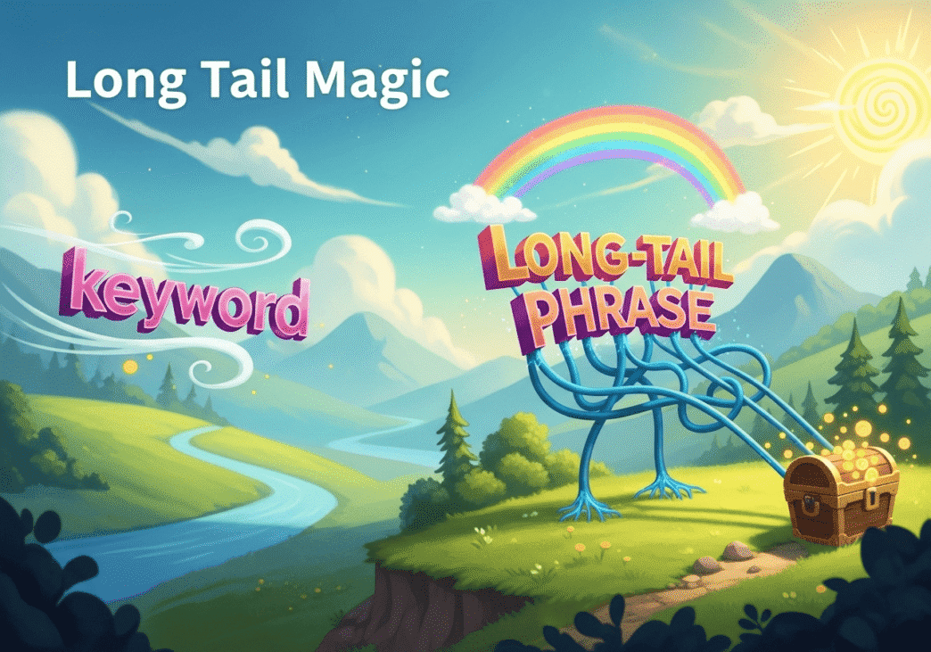 Long Tail Magic: Why 3-Word Phrases Beat Single Keywords Every Time