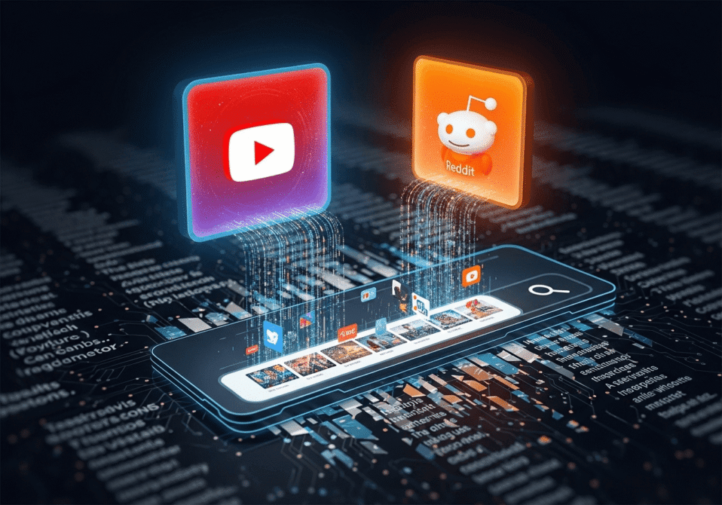 # The New Trust Brokers: Reddit and YouTube Emerge as Validation Channels in Post-AI Search Landscape **Platforms become essential intermediaries as users seek human verification of AI-generated answers** *August 16, 2025* — As artificial intelligence transforms how we search for information, a fascinating counter-trend is emerging: users are increasingly turning to Reddit and YouTube as validation channels to verify, contextualize, and humanize the answers they receive from AI systems. This shift represents a fundamental change in the search journey, where platforms known for authentic, user-generated content are becoming the new arbiters of trust in an AI-dominated information landscape. ## The Search Behavior Revolution The numbers tell a compelling story of changing user habits. 53% of Gen Z now prefers TikTok, Reddit, or ChatGPT over Google for search, while the majority of polled Android Authority readers add 'Reddit' to their search results in some capacity. This trend isn't just about finding information—it's about finding trustworthy, human-verified information. 41% of all users—across age groups—use ChatGPT for deeper, more direct answers, with one in three saying it's now their go-to search assistant, but many don't stop there. They're taking these AI-generated answers to Reddit and YouTube to seek validation from real users who have experienced similar situations. ## Reddit's Meteoric Rise as a Validation Hub Reddit has experienced unprecedented growth in search visibility, becoming what experts call the ultimate validation channel. Reddit's search visibility increased by 1,328% between July 2023 and April 2024, while Reddit's presence in search results shot up by about 191% in 2024. This surge isn't accidental. Reddit offers authentic, user-generated content that reflects real opinions, experiences, and advice, making it the perfect platform for users who want to hear from people who have "been there, done that" rather than corporate messaging or AI-generated summaries. ### The Google Partnership Effect The relationship between Google and Reddit has fundamentally altered the search landscape. In February 2024, Reddit announced a partnership with Google in a deal worth about $60 million per year, to license its real-time user content to train Google's AI model. This partnership has created a symbiotic relationship where: - Reddit traffic from Google has reportedly increased by 50% just since September of 2023 - Reddit gained approximately 200 visibility points in just one week following Google's August 2024 update - Reddit's Share of Voice (SOV) grew by an impressive 300% in retail and soared by 2,500% in financial services ## YouTube: The Visual Validation Engine While Reddit provides text-based community validation, YouTube has emerged as the visual validation channel of choice. Commercial keywords that present a video on the SERP had a 24% increase from October 2024 to January 2025, indicating that users increasingly want to see real people demonstrating, reviewing, and discussing products or topics they're researching. YouTube's role as a validation channel manifests in several ways: **Product Reviews and Demonstrations**: Users consult YouTube after receiving AI recommendations to see products in action and hear unfiltered opinions from real users. **Tutorial Verification**: When AI provides instructions, users often turn to YouTube to see the process demonstrated by actual people. **Expert Commentary**: For complex topics, YouTube creators provide the human expertise and nuanced analysis that AI summaries often lack. ## Essential Strategies for the Validation Era Organizations must adapt their content strategies to succeed in this new validation-driven landscape: ### **1. Build Authentic Community Presence** Successful brands on Reddit show up with helpful answers, not ads. That means posting under transparent, branded usernames like BrandName_Official or BrandName_Becky. The key is contributing value to conversations rather than promoting products. ### **2. Create Validation-Ready Content** Content should be designed to work across the entire validation journey—from AI discovery to platform verification. This means creating: - Detailed FAQ content that AI can summarize - Video demonstrations that users can verify on YouTube - Community-friendly content for Reddit discussions ### **3. Monitor Cross-Platform Conversations** Proactively encourage happy customers to leave reviews on sites like G2 or Reddit. Keep a close eye on conversations so you can quickly correct any misinformation before it spreads. ### **4. Optimize for Multi-Touch Journeys** Monitor your brand search volume as a sign of growing awareness and keep tabs on sentiment by analyzing positive or negative mentions in AI-generated answers and across social channels. ## The Trust Shift: From Authority to Authenticity This evolution represents a fundamental shift in how users evaluate information credibility: | Traditional Search Trust Model | New Validation Model | |-------------------------------|---------------------| | Institutional authority | Peer experience | | Expert credentials | Community consensus | | Single source verification | Multi-platform validation | | Top-down information flow | Horizontal information sharing | | SEO-optimized content | Authentic user discussions | 88% of people trust peer recommendations, making platforms like Reddit and YouTube natural validation channels for AI-generated information. ## Industry Expert Perspectives The validation trend has caught the attention of industry experts who see it as a natural response to AI proliferation: > "Reddit influences both search rankings and AI results. Show up with value, not risk, using a phased approach that earns trust and visibility." > "People increasingly use Google to search for helpful content on Reddit to find product recommendations, travel advice and much more." > > — Rajan Patel, VP at Google Marketing strategist insights reveal the deeper implications: > "For Gen Z, the idea of typing keywords into a static search box and combing through blue links feels slow, generic, and outdated." This sentiment explains why for Gen Z, search isn't dead—it just looks nothing like it used to. Google's still in the game, but it's no longer the default. ## The Dark Side of Validation However, this trend isn't without challenges. Some raised alarm bells about the spam and affiliate links they saw populating subreddits due to Reddit's increased visibility, worsening posts. Additionally, Reddit and other forums surely have their place for discussions, they are not comprised of experts on given topics and information presented can often be misleading, incorrect, or biased. ## Reddit's Search Ambitions Reddit isn't content to just be a validation channel—it wants to become a search destination itself. Reddit's CEO Steve Huffman said: "Reddit is one of the few platforms positioned to become a true search destination. We offer something special, a breadth of conversations and knowledge you can't find anywhere else". The platform is backing this ambition with infrastructure improvements. Reddit's search function has more than 70 million weekly users, and its AI-powered Q&A product, Reddit Answers, is now used by 6 million people. ## The Future of Validated Search Looking ahead, the validation trend appears likely to intensify rather than diminish. As AI becomes more sophisticated at generating plausible-sounding but potentially inaccurate information, the human need for verification and community validation will only grow stronger. **Key Predictions for 2026:** 1. **Multi-Platform Verification Becomes Standard**: Users will routinely check AI answers against multiple community sources 2. **Brands Invest in Community Building**: Successful companies will prioritize authentic community engagement over traditional SEO 3. **Platform Integration**: We'll see tighter integration between AI tools and validation platforms like Reddit and YouTube **My Analysis:** The rise of Reddit and YouTube as validation channels represents more than just a trend—it's a fundamental shift in how trust is established online. As AI-generated content becomes ubiquitous, human judgment and community consensus become more valuable, not less. Brands that understand this shift and invest in authentic community engagement will build stronger, more resilient connections with their audiences than those that rely solely on AI-optimized content strategies. ## Conclusion: The Human Element in an AI World The emergence of Reddit and YouTube as validation channels underscores a crucial truth: even in an AI-dominated search landscape, human connection and authentic experience remain irreplaceable. Users don't just want answers—they want answers they can trust, verify, and relate to through shared human experience. Organizations that succeed in this new landscape will be those that embrace the validation economy, creating content and community engagement strategies that work seamlessly across the entire user journey—from AI discovery to human validation. The future belongs to brands that can bridge the gap between artificial intelligence and authentic community, providing both the efficiency of AI and the trustworthiness of human verification. --- *As search continues to evolve, the platforms that facilitate genuine human connection and authentic discussion will become increasingly valuable. Reddit and YouTube have positioned themselves perfectly for this role, serving as the essential human layer in an increasingly automated information ecosystem.*