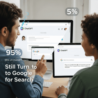 95 percent ChatGPT Users Still Turn to Google for Search