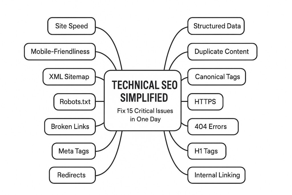 Technical seo diagram