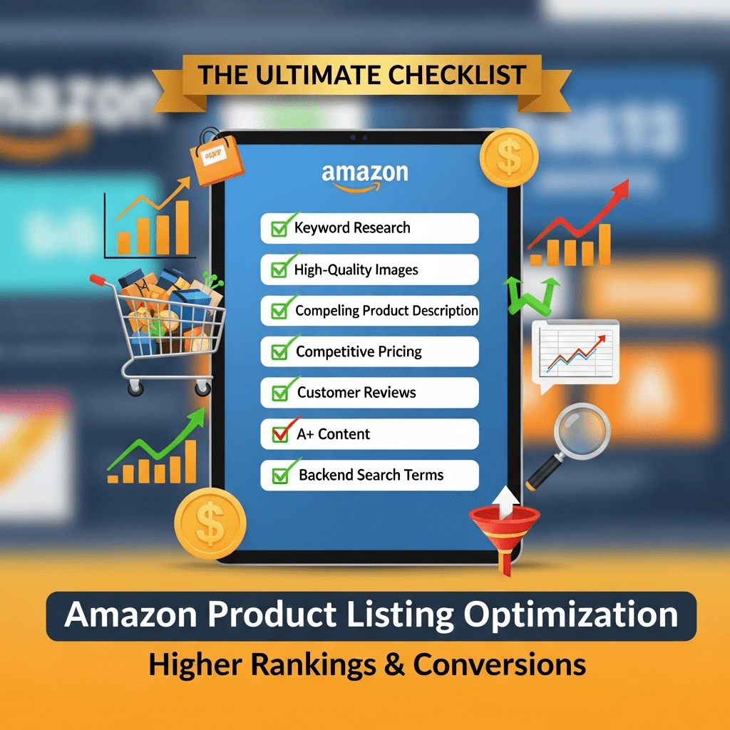 Amazon Product Listing Optimization: The Ultimate Checklist for Higher Rankings & Conversions