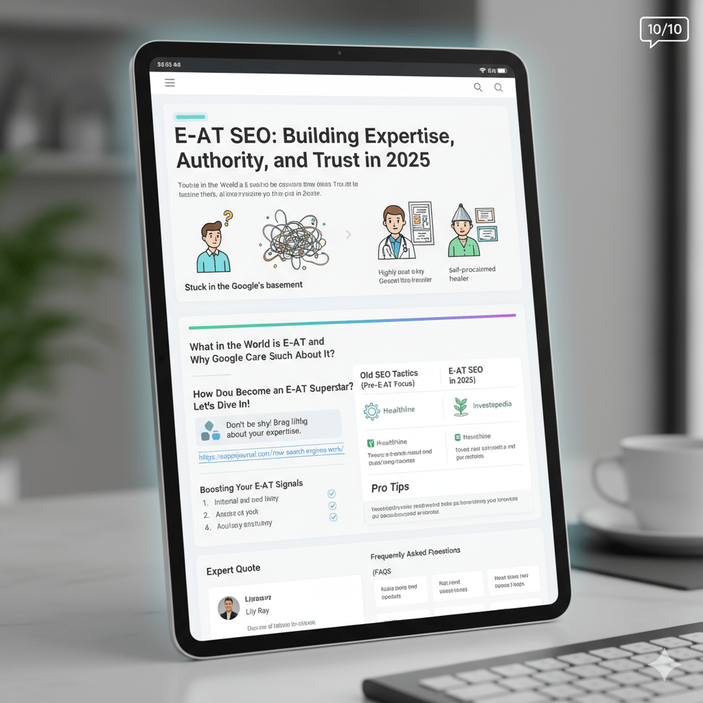 E-A-T SEO: Building Expertise, Authority, and Trust
