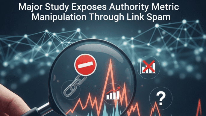 - Major Study Exposes Authority Metric Manipulation Through Link Spam