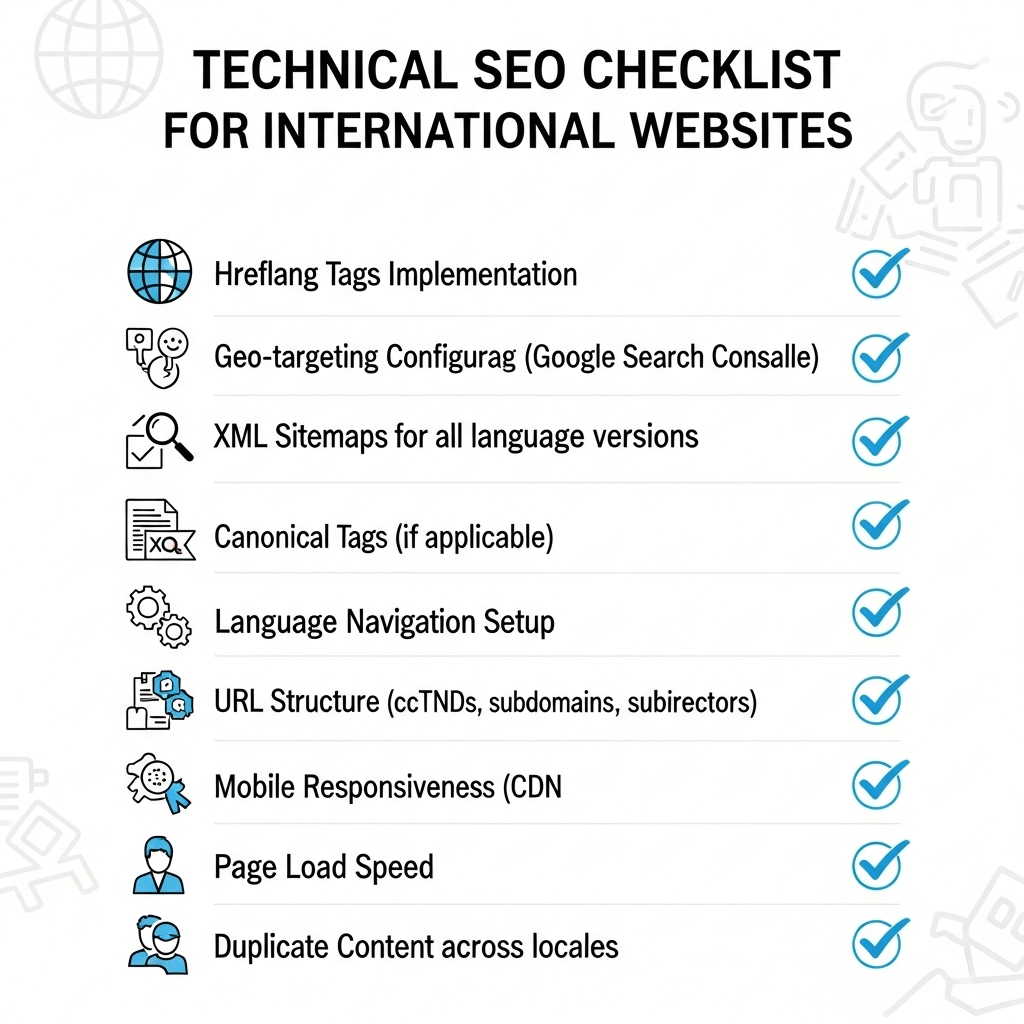 Technical SEO Checklist for International Websites