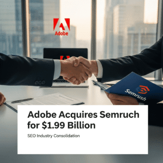 Adobe Acquires Semrush for $1.9 Billion in Major SEO Industry Consolidation