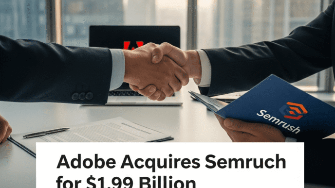 Adobe Acquires Semrush for $1.9 Billion in Major SEO Industry Consolidation