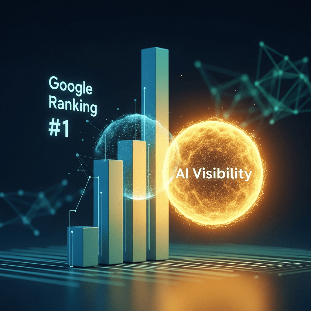 Data Reveals: Google Rankings Don't Guarantee AI Visibility