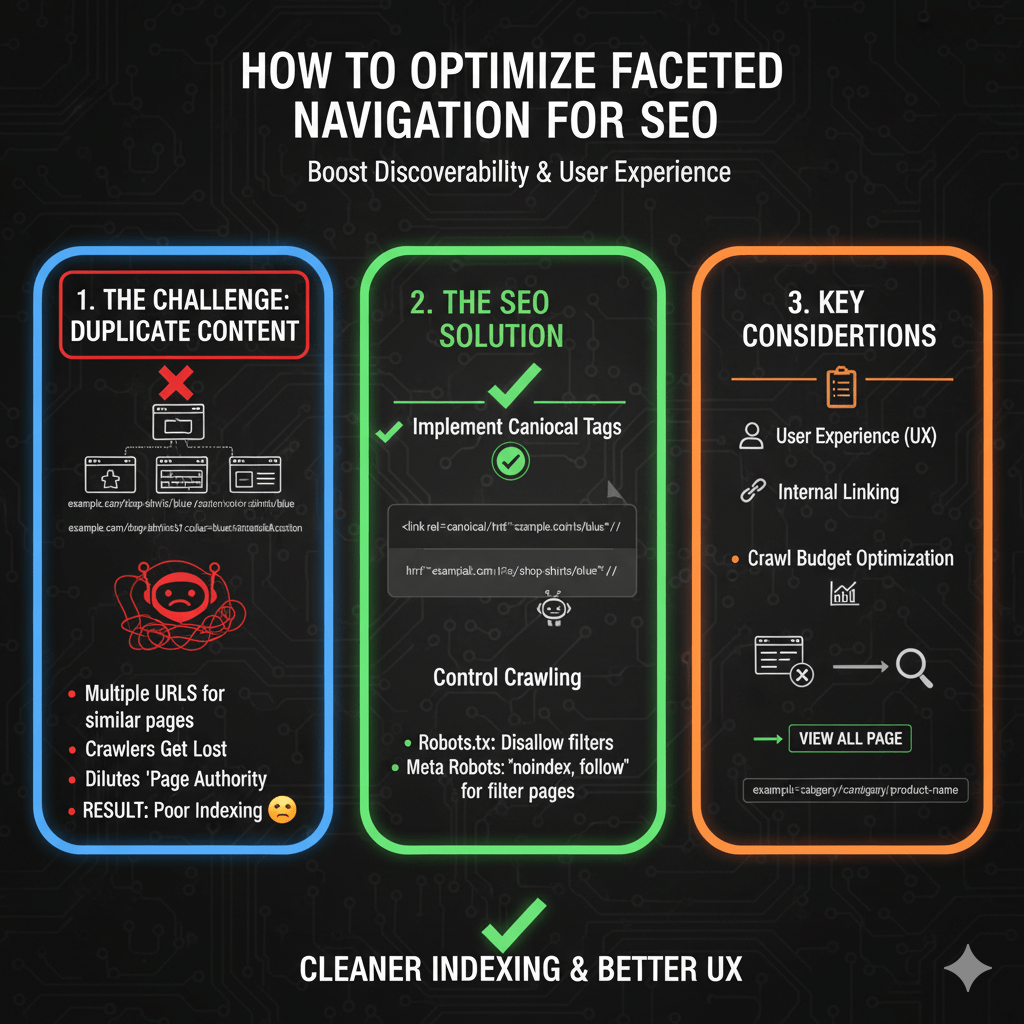 How to Optimize Faceted Navigation for SEO Without Index Bloat