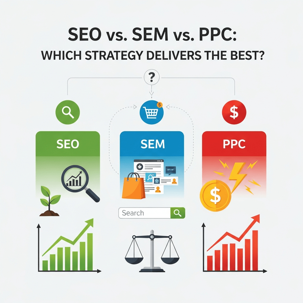 SEO vs. SEM vs. PPC: Which Strategy Delivers the Best ROI in 2025's AI-Driven Market?