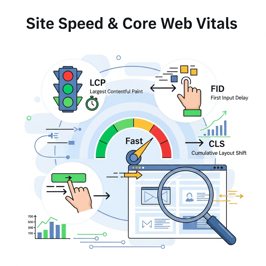 Site Speed & Core Web Vitals: How to Optimize Performance for Better Rankings and UX