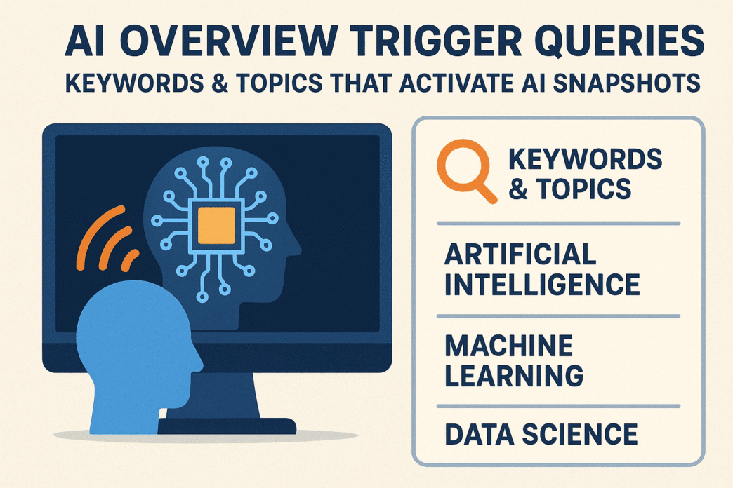 AI Overview Trigger Queries: Keywords & Topics That Activate AI Snapshots