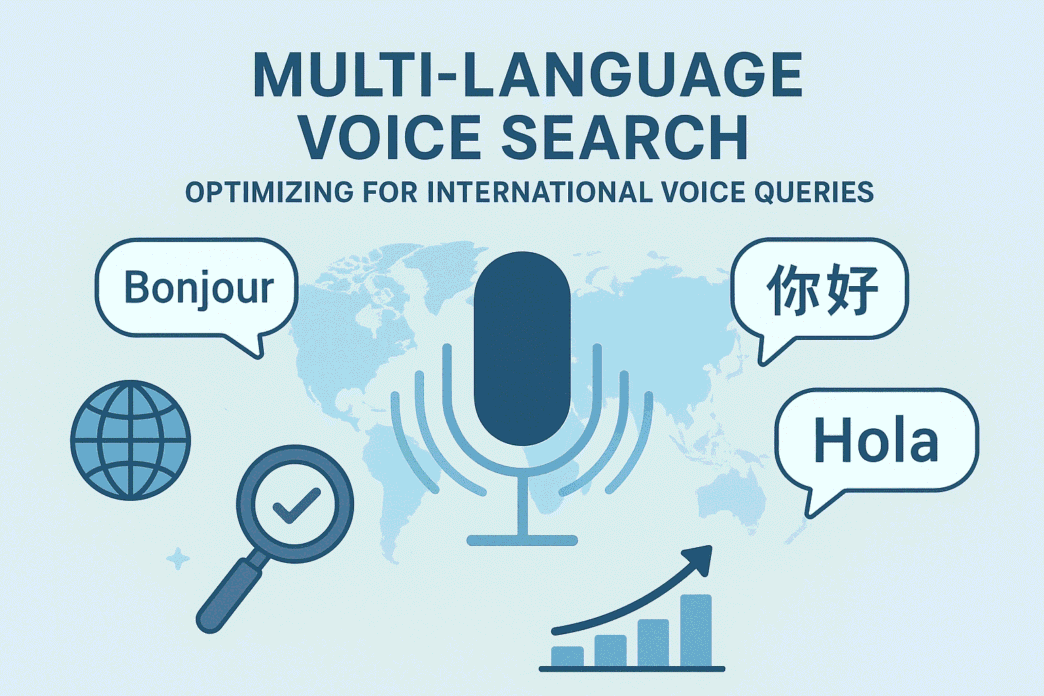 make an illustration on this idea: Multi-Language Voice Search: Optimizing for International Voice Queries