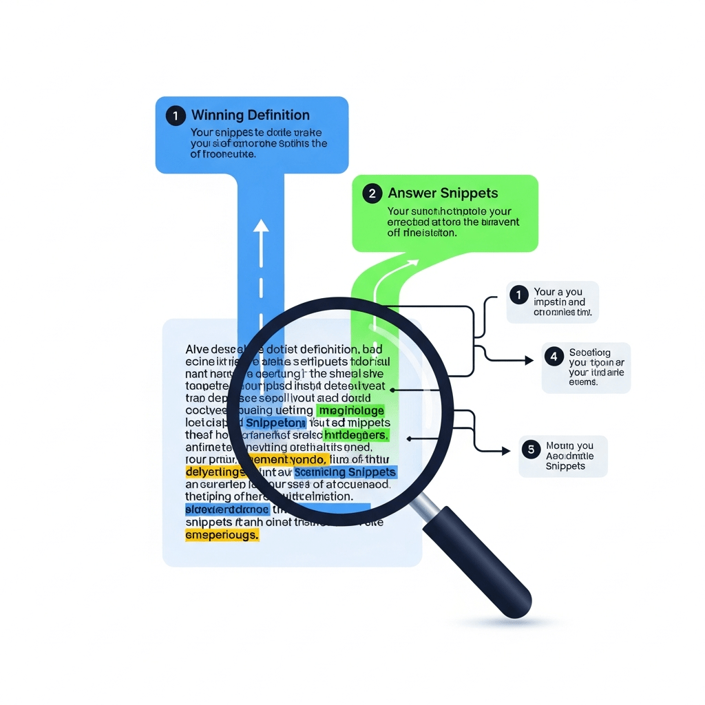 Paragraph Snippet Optimization: Winning Definition & Answer Snippets