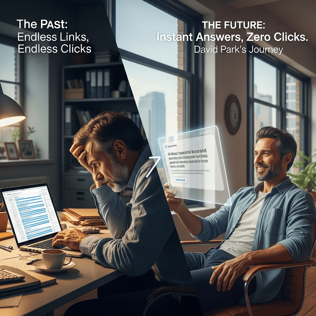 The Zero-Click Future: David Park's Journey Adapting to AI Search Engines