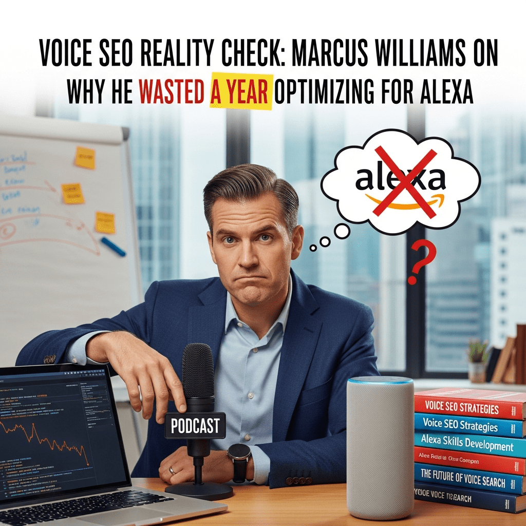 Voice SEO Reality Check: Marcus Williams on Why He Wasted a Year Optimizing for Alexa