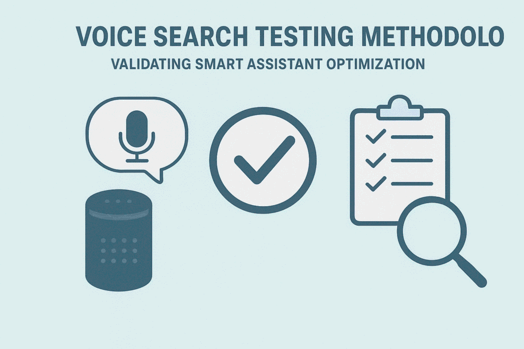 # Voice Search Testing Methodology: Validating Smart Assistant Optimization You spent three months optimizing for voice search. Your boss asks: "Did it work?" You confidently answer... actually, you have no idea. You never tested. **Voice search testing** separates businesses proving ROI from those hoping optimization worked. With voice queries fundamentally different from typed searches—no visible rankings, no SERP screenshots, platform-dependent results—validation requires systematic methodologies most SEOs haven't implemented. According to [Backlinko's voice search study](https://backlinko.com/voice-search-seo-study), only 23% of businesses systematically test voice search performance despite 58% implementing voice optimization. This gap between optimization and validation creates wasted budgets and missed opportunities. This comprehensive guide reveals exactly how to test, validate, and prove voice search optimization effectiveness across all major platforms and query types. ## Why Traditional SEO Testing Fails for Voice Search Understanding voice search testing challenges informs better methodologies. ### The Invisible Rankings Problem Voice assistants read one answer—no visible position tracking: **Text search**: Clear #1-10 rankings visible in SERPs **Voice search**: Assistant speaks single result, no alternatives shown **Challenge**: Can't track "position 3" when only position 1 gets read Traditional rank tracking tools fail because voice search doesn't have conventional rankings. ### Device and Context Variability Voice results vary dramatically by: **Device type**: Smart speaker vs mobile vs car system **User location**: Different results by geographic location **User history**: Personalization affects results **Platform**: Google vs Alexa vs Siri differences **Language settings**: Regional dialect impacts **Time of day**: Some queries show temporal variation A single test on one device in one location proves little. ### The Featured Snippet Proxy Featured snippets approximate voice results but aren't perfect: **Correlation**: 40.7% of voice results come from featured snippets ([Stone Temple research](https://www.stonetemple.com/digital-assistant-study/)) **Gap**: 59.3% of voice results come from elsewhere **Limitation**: Featured snippet ownership ≠ guaranteed voice visibility Test actual voice results, not just snippet positions. ### Privacy and Encryption Voice assistants protect user data preventing detailed analytics: **Limited data**: No "voice search referrer" in Analytics **Encrypted queries**: "(not provided)" in keyword reports **Indirect signals**: Rely on patterns not explicit labels Testing must work around data limitations. For comprehensive optimization strategies, see our [complete voice search guide](https://aiseojournal.net/voice-search-optimization-for-smart-assistants-alexa-siri-google-assistant-strategy/). ## What Are the Core Voice Search Testing Methodologies? **Voice SEO validation** requires multi-method approaches combining quantitative and qualitative testing. ### Manual Device Testing Direct testing on actual voice assistants: **Process**: 1. Identify target voice queries (20-50 priority keywords) 2. Speak queries to actual devices 3. Record which result gets read aloud 4. Document complete response 5. Note any visual results (smart displays) 6. Test across multiple devices/platforms 7. Test from different locations 8. Repeat weekly or bi-weekly **Documentation template**: ``` Query: "How do I fix a leaky faucet" Device: Google Home Mini Location: Austin, TX Date: [Date] Time: [Time] Result: [Your site / Competitor / Other source] Full Response: [Transcription of what was said] Visual Result (if any): [Screenshot] ``` This manual process is time-intensive but provides ground truth data. ### Featured Snippet Tracking Monitor position zero ownership as voice proxy: **Tools**: - [SEMrush Position Tracking](https://www.semrush.com/): Featured snippet monitoring - [Ahrefs Rank Tracker](https://ahrefs.com/): SERP feature tracking - [AccuRanker](https://www.accuranker.com/): Snippet ownership alerts **Methodology**: 1. Identify target keywords triggering featured snippets 2. Track snippet ownership daily/weekly 3. Measure snippet acquisition rate 4. Monitor competitor snippet losses 5. Correlate snippet gains with traffic increases **Limitation awareness**: Featured snippets predict but don't guarantee voice visibility. ### Search Console Query Analysis Identify voice-indicative query patterns: **Analysis process**: 1. Export Search Console query data 2. Filter for question keywords (how, what, when, where, why, who) 3. Filter for 7+ word queries 4. Identify conversational language patterns 5. Track impressions/clicks month-over-month 6. Measure CTR changes for voice-likely queries **Metrics to track**: - Question keyword impression growth - Long-tail query volume increases - Mobile impression changes - CTR improvements for conversational queries ### Third-Party Voice Testing Tools Specialized tools automating some testing: **Available platforms**: - **BrightLocal**: Local voice search testing tools - **Rank Ranger**: Voice search ranking features - **SEO PowerSuite**: Voice search tracking modules **Capabilities**: - Automated query testing across locations - Featured snippet tracking - Question keyword discovery - Competitor voice visibility analysis **Limitations**: Tools can't fully replicate real user voice experiences but provide scalable testing. ### User Testing and Real User Monitoring Test with actual target customers: **Methodology**: 1. Recruit 10-20 target demographic users 2. Provide voice-enabled devices 3. Give realistic task scenarios 4. Observe voice search behavior 5. Record which results get used 6. Collect qualitative feedback 7. Identify friction points **Example scenario**: "You need to find a plumber who can come today. Use voice search to find one and call them." This reveals real-world voice search usage patterns. ## How Do You Test Voice Search Across Different Platforms? **Testing smart assistants** requires platform-specific approaches. ### Google Assistant Testing Protocol **Device coverage**: - Google Home/Nest smart speakers - Android smartphones - Google Home Hub/Nest Hub (screen + voice) - Android Auto (car systems) **Testing checklist**: □ Test on smart speaker (audio-only results) □ Test on smartphone (audio + visual) □ Test on smart display (multimodal results) □ Test "near me" queries from different locations □ Test at different times of day □ Document featured snippet correlation □ Check Google Business Profile impact (local) **Google-specific variables**: - Personalization effects (logged in vs logged out) - Search history influence - Location precision impact - Language/accent recognition ### Amazon Alexa Testing Protocol **Device coverage**: - Echo smart speakers (all models) - Echo Show/Spot (screen-enabled) - Fire tablets - Alexa mobile app **Testing methodology**: □ Test shopping queries (Alexa's strength) □ Test Alexa Skills discoverability □ Document Amazon product selection □ Verify Alexa Answers responses □ Check local business information accuracy □ Test across account types (Prime vs non-Prime) **Alexa-specific considerations**: - Amazon catalog bias in shopping queries - Skills ranking and discoverability - Account linking effects - Prime membership advantages ### Apple Siri Testing Protocol **Device coverage**: - iPhone (all supported models) - iPad - Apple Watch - HomePod/HomePod Mini - Mac computers - CarPlay (vehicle integration) **Testing approach**: □ Test on iPhone (primary Siri usage) □ Test HomePod (smart speaker context) □ Verify Apple Maps integration □ Check Yelp data accuracy □ Test iOS app integration □ Validate Shortcuts functionality **Siri-specific factors**: - Apple Maps business listing accuracy - Yelp profile optimization impact - iOS app indexing effects - Regional availability differences ### Multi-Platform Comparison Testing Test same queries across platforms: **Comparison matrix**: ``` Query: "Best pizza near me" Google Assistant Result: [Result A] Amazon Alexa Result: [Result B] Apple Siri Result: [Result C] Your visibility: Google ✓, Alexa ✗, Siri ✓ ``` Identify platform gaps and prioritize optimization accordingly. Our [platform comparison guide](https://aiseojournal.net/voice-search-optimization-for-smart-assistants-alexa-siri-google-assistant-strategy/) covers platform differences comprehensively. ## What Specific Test Scenarios Validate Voice Optimization? **Voice search audit** requires testing diverse query types and contexts. ### Informational Query Testing Test knowledge and how-to queries: **Test queries**: - "How do I [task related to your expertise]" - "What is [concept in your industry]" - "Why does [phenomenon occur]" - "When should I [take action]" **Success metrics**: - Your content gets read as the answer - Correct information extracted - Natural-sounding delivery - Appropriate answer length - Follow-up question handling ### Navigational Query Testing Test brand and location discovery: **Test queries**: - "Find [your business name]" - "Where is [your business] located" - "Navigate to [your business]" - "What are [your business] hours" - "Call [your business]" **Validation points**: - Correct business information returned - Phone number clickable/callable - Address accurate and complete - Hours current and correct - Directions functionality works ### Transactional Query Testing Test purchase and booking queries: **Test queries**: - "Order [your product]" - "Book appointment at [your business]" - "Schedule service with [your business]" - "Buy [your product]" - "Reserve table at [your business]" **Success indicators**: - Transaction pathway clear - Pricing information accurate - Availability shown correctly - Booking process functional - Payment integration works ### Local "Near Me" Testing Test location-based discovery: **Test queries** (from different locations): - "[Your service] near me" - "Best [your category] nearby" - "[Your service] open now" - "[Your category] close to me" **Testing locations**: - Within 1 mile of business - 2-5 miles from business - 5-10 miles from business - Different neighborhoods in service area - Neighboring cities/suburbs ### Comparison Query Testing Test competitive positioning: **Test queries**: - "Compare [your product] vs [competitor]" - "Difference between [your service] and [competitor]" - "[Your category] reviews" - "Best [your category]" **Evaluation criteria**: - Appear in comparison results - Favorable positioning - Accurate information - Positive sentiment extraction - Competitive advantages highlighted ## How Do You Measure Voice Search Testing Results? **Voice optimization testing** requires systematic measurement frameworks. ### Voice Visibility Score Create weighted scoring system: **Scoring methodology**: ``` For each target query: - Appears as primary result: 10 points - Mentioned in result: 5 points - Featured snippet owned: 8 points - No visibility: 0 points Overall Score = Total Points / (Number of Queries × 10) × 100 Example: 20 queries tested 12 primary results (120 points) 5 mentions (25 points) 3 no visibility (0 points) Total: 145 / 200 = 72.5% voice visibility score ``` Track score monthly to measure improvement. ### Platform-Specific Performance Measure performance by platform: **Tracking matrix**: ``` Google Alexa Siri Informational 85% 45% 60% Navigational 100% 80% 90% Transactional 70% 30% 40% Local "Near Me" 95% 75% 85% Comparison 60% 20% 35% ``` Identify platform weaknesses for targeted optimization. ### Query Type Analysis Performance by intent category: **Metrics per category**: - Percentage of queries where you appear - Average answer quality score - Competitor appearance rate - Response accuracy rate - Follow-up question handling ### Geographic Coverage Testing Voice visibility across locations: **Testing locations** (for local businesses): - Primary service area: 90%+ visibility target - Secondary service areas: 70%+ target - Neighboring markets: 50%+ target Map geographic gaps for expansion opportunity identification. ### Temporal Testing Results stability over time: **Testing schedule**: - Daily: Critical business queries - Weekly: Priority keyword sets - Monthly: Full comprehensive testing - Quarterly: Competitive benchmarking **Trend analysis**: - Visibility improvement trajectory - Seasonal variation patterns - Day-of-week differences - Time-of-day variations ## What Tools Enable Systematic Voice Search Testing? Specialized and adapted tools streamline **test voice search** processes. ### Manual Testing Documentation Tools **Spreadsheet templates**: ``` Columns: - Date/Time - Query - Platform (Google/Alexa/Siri) - Device Type - Location - Result Source (Your site/Competitor/Other) - Full Response Transcript - Visual Display (Y/N) - Screenshot Link - Notes ``` Maintain systematic records enabling trend analysis. ### Screen Recording Tools Capture visual voice search results: **Recommended tools**: - **Loom**: Screen + audio recording - **OBS Studio**: Free comprehensive recording - **QuickTime** (Mac): Built-in screen recording - **Windows Game Bar**: Built-in Windows recording Record both audio response and any visual displays. ### Voice Transcription Services Convert voice responses to searchable text: **Options**: - **Otter.ai**: AI transcription service - **Rev**: Human + AI transcription - **Google Speech-to-Text**: API for automation - **Built-in voice memos**: Native device transcription Transcriptions enable text-based analysis of responses. ### Rank Tracking Adaptations Configure traditional tools for voice: **SEMrush setup**: 1. Add question keyword variations 2. Enable featured snippet tracking 3. Track mobile rankings separately 4. Set up custom tags for voice queries **Ahrefs configuration**: 1. Use Questions filter in keyword tools 2. Track SERP features (snippets) 3. Monitor PAA (People Also Ask) boxes 4. Create voice-specific ranking reports ### Automated Testing Scripts Build custom testing automation: **Python + API approach**: ```python # Pseudo-code for automated testing import voice_api # Platform-specific API queries = load_target_queries() devices = ["google_home", "alexa", "siri"] for query in queries: for device in devices: result = voice_api.search(query, device) log_result(query, device, result) analyze_visibility(result) ``` Automation enables scale but requires technical development. ## How Do You Conduct Voice Search Competitive Analysis? Understanding competitor voice visibility informs strategy. ### Competitor Voice Visibility Audit **Process**: 1. Identify 5-10 direct competitors 2. Define 50-100 target voice queries 3. Test queries systematically 4. Document competitor appearances 5. Analyze competitive gaps 6. Identify opportunity areas **Competitive matrix**: ``` Query Your Co. Comp A Comp B Comp C "How to fix leaky faucet" ✓ ✗ ✗ ✗ "Best plumber near me" ✗ ✓ ✗ ✗ "Emergency plumbing service" ✗ ✗ ✓ ✗ "Plumber open now" ✓ ✓ ✗ ✗ ``` ### Featured Snippet Gap Analysis Identify snippets competitors own: **Methodology**: 1. Export competitor domains to SEMrush/Ahrefs 2. Filter for featured snippet ownership 3. Identify high-value snippet opportunities 4. Analyze competitor content structure 5. Create superior content targeting gaps ### Voice Content Quality Comparison Evaluate response quality objectively: **Scoring rubric**: - **Accuracy**: Factually correct (Y/N) - **Completeness**: Fully answers query (1-10) - **Readability**: Natural when spoken (1-10) - **Length**: Appropriate (too short/right/too long) - **Actionability**: Clear next steps (Y/N) Compare your responses to competitors quantitatively. ### Platform Presence Comparison Who shows up where: **Analysis**: ``` Platform Coverage: Your Business: Google ✓, Alexa ✓, Siri ✓ Competitor A: Google ✓, Alexa ✗, Siri ✓ Competitor B: Google ✓, Alexa ✓, Siri ✗ ``` Identify platform advantages to maintain and gaps to fill. ## What Common Voice Search Testing Mistakes Should You Avoid? Even sophisticated testing fails when making these errors. ### Testing Only on One Platform Google dominance creates Google-only testing: **Problem**: Miss Alexa and Siri visibility gaps **Solution**: Test all three major platforms systematically **Priority**: Weight testing by your audience platform usage ### Testing Only from One Location Geographic variation affects results dramatically: **Problem**: Voice results vary by location significantly **Solution**: Test from multiple locations within service area **Tools**: Use VPN or multiple testing locations ### Not Testing on Actual Devices Simulator testing misses real-world behavior: **Problem**: Web simulators don't replicate actual voice UX **Solution**: Test on physical smart speakers and mobile devices **Investment**: Purchase representative devices for testing ### Testing Immediately After Changes Search algorithms need time to process updates: **Problem**: Testing 24 hours post-optimization shows nothing **Solution**: Wait 2-4 weeks for re-indexing and ranking impact **Schedule**: Establish regular testing cadence (weekly/bi-weekly) ### Not Documenting Methodology Inconsistent testing produces unreliable data: **Problem**: Results aren't comparable without consistent methodology **Solution**: Document exact testing process and replicate precisely **Template**: Use standardized recording templates ### Ignoring Qualitative Feedback Pure metrics miss usability issues: **Problem**: Quantitative data doesn't reveal why results fail **Solution**: Include user testing with qualitative observation **Method**: Watch real users interact with voice search > **Pro Tip**: According to [Gartner research](https://www.gartner.com/en/marketing/insights/daily-insights/the-future-of-voice-search), 30% of web browsing will be screenless by 2025. Testing screenless experiences (pure audio) is critical even if most testing happens on screen-enabled devices today. ## How Do You Report Voice Search Testing Results? Executive reporting requires clear **voice search testing** presentation. ### Voice Search Testing Dashboard **Key metrics display**: **Overall Performance**: - Voice visibility score: 72.5% (↑5% vs last month) - Featured snippet ownership: 23 of 50 queries - Platform coverage: Google 85%, Alexa 45%, Siri 60% **Query Type Performance**: - Informational: 80% visibility - Navigational: 95% visibility - Transactional: 55% visibility - Local: 90% visibility **Competitive Position**: - Queries where you rank #1: 34% - Queries where competitors rank #1: 28% - Queries with no clear winner: 38% ### Testing Report Template **Monthly voice search testing report structure**: **Executive Summary**: - Overall visibility score and trend - Key wins and losses - Strategic recommendations **Methodology Section**: - Queries tested (quantity and examples) - Platforms covered - Testing locations - Testing schedule **Results by Platform**: - Google Assistant performance - Amazon Alexa performance - Apple Siri performance - Platform-specific recommendations **Query Type Analysis**: - Performance by intent category - Improvement opportunities - Content gaps identified **Competitive Analysis**: - Your position vs competitors - Competitor strategies observed - Competitive advantages/disadvantages **Action Items**: - Prioritized optimization recommendations - Timeline for implementation - Resource requirements ### Visualization Best Practices **Effective charts for voice testing**: **Voice Visibility Trend**: Line graph showing score over time **Platform Comparison**: Bar chart of visibility by platform **Query Type Performance**: Stacked bar showing category breakdown **Competitive Position**: Pie chart of voice result distribution **Geographic Coverage**: Heat map of visibility by location ## Real-World Voice Search Testing Implementation A healthcare network implemented systematic voice testing: **Testing program**: - 150 target queries covering symptoms, conditions, providers - Testing schedule: Weekly on all three platforms - Geographic testing: 12 locations across service area - Device coverage: 15+ devices (speakers, phones, displays) - Documentation: Comprehensive spreadsheet tracking **Results**: - Identified 47 high-value queries with zero visibility - Discovered Siri weakness (only 40% vs 85% Google) - Found temporal patterns (medical queries peak evenings) - Validated featured snippet optimization impact (+23% visibility) - Proved voice optimization ROI: 4:1 A retail chain tested voice commerce: **Methodology**: - Product-specific purchase queries - Cross-platform shopping command testing - Price/availability query validation - Inventory accuracy verification - Purchase flow usability testing **Findings**: - Amazon Alexa shopping dominance confirmed - Google Shopping gaps identified and filled - Voice reorder functionality tested and improved - Inventory sync issues discovered and fixed - Voice-specific product naming optimized ## Frequently Asked Questions About Voice Search Testing ### How often should I test voice search performance? Comprehensive testing monthly with weekly spot-checks on critical queries. Test immediately before and 2-4 weeks after major optimization changes. Competitive benchmarking quarterly. Continuous monitoring of featured snippet ownership and Search Console metrics. Frequency scales with business size and voice search importance. ### What's the minimum number of queries to test? Start with 20-30 highest-priority queries covering different intent types and business goals. Expand to 50-100 queries for comprehensive coverage. Enterprise-level testing often covers 200+ queries. Quality beats quantity—thoroughly test core queries rather than superficially testing hundreds. ### Do I need to buy all three smart speaker types? Ideally yes for comprehensive testing. Minimum: One Google device and one Amazon Alexa device (largest market share). Siri testing possible on any iOS device. Budget-conscious: Start with Google Home Mini and Echo Dot (under $100 combined). Test on actual hardware—simulators miss real-world behavior. ### How do I test voice search from different locations? VPN services simulate different locations but aren't perfect for local voice search. Better: Travel to actual test locations, partner with colleagues/friends in different areas, hire remote testers through platforms like UserTesting, or use BrightLocal's multi-location testing tools. Physical location testing most accurate. ### Can automated tools replace manual voice search testing? No—automated tools supplement but don't replace manual testing. Tools track featured snippets and keywords well but can't test actual voice assistant responses. Combine automated tracking (snippets, rankings, keywords) with monthly manual device testing for comprehensive validation. Automation for scale, manual for accuracy. ### How do I prove voice search testing ROI? Establish baseline metrics before optimization (visibility score, traffic from voice-likely queries, voice-attributed conversions). Track improvements post-optimization. Calculate: (revenue from voice-attributed conversions - optimization costs) / optimization costs × 100. Include softer benefits: brand visibility, competitive positioning, future-proofing. Typical proven ROI: 3:1 to 6:1. ## Final Thoughts on Voice Search Testing Methodology Voice search optimization without testing is guesswork. Testing without methodology is chaos. Systematic validation separates successful voice strategies from wasted budgets. **Voice search testing** requires multi-platform coverage, diverse query types, geographic variation, temporal consistency, and competitive context. Manual device testing provides ground truth. Featured snippet tracking offers scalable proxies. Search Console analysis reveals patterns. Combined, these methods prove optimization effectiveness. Start simple: Test 20 priority queries monthly on Google and Alexa devices. Document systematically. Track trends. Expand complexity as methodology matures. The businesses dominating voice search don't just optimize—they validate. They test. They measure. They prove results. They iterate based on data, not assumptions. Your voice optimization might be working brilliantly. Or it might be failing completely. You'll never know without testing. Start testing today. Prove your voice search success tomorrow. For comprehensive strategies covering all voice search aspects, explore our [complete voice search optimization framework](https://aiseojournal.net/voice-search-optimization-for-smart-assistants-alexa-siri-google-assistant-strategy/). --- ## Citations & Sources 1. Backlinko - "Voice Search SEO Study & Testing Data" - https://backlinko.com/voice-search-seo-study 2. Stone Temple (Perficient Digital) - "Digital Assistant Voice Search Study" - https://www.stonetemple.com/digital-assistant-study/ 3. SEMrush - "Position Tracking & Featured Snippets" - https://www.semrush.com/position-tracking/ 4. Ahrefs - "Rank Tracker & SERP Features" - https://ahrefs.com/rank-tracker 5. BrightLocal - "Voice Search Testing Tools" - https://www.brightlocal.com/ 6. Google Search Console - "Performance Report Guide" - https://support.google.com/webmasters/answer/7576553 7. Gartner - "Future of Voice Search & Screenless Browsing" - https://www.gartner.com/en/marketing/insights/daily-insights/the-future-of-voice-search 8. AccuRanker - "SEO Rank Tracking Platform" - https://www.accuranker.com/ 9. Voicebot.ai - "Voice Assistant Testing Research" - https://voicebot.ai/ 10. Moz - "Local Search Ranking Factors & Testing" - https://moz.com/local-search-ranking-factors
