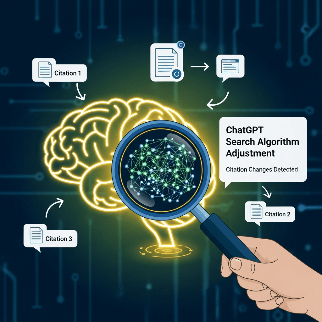 ChatGPT Search Algorithm Adjustment: Citation Changes Detected
