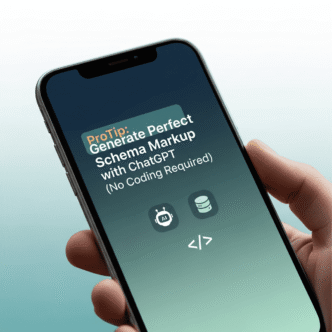 ProTip: Generate Perfect Schema Markup with ChatGPT (No Coding Required)