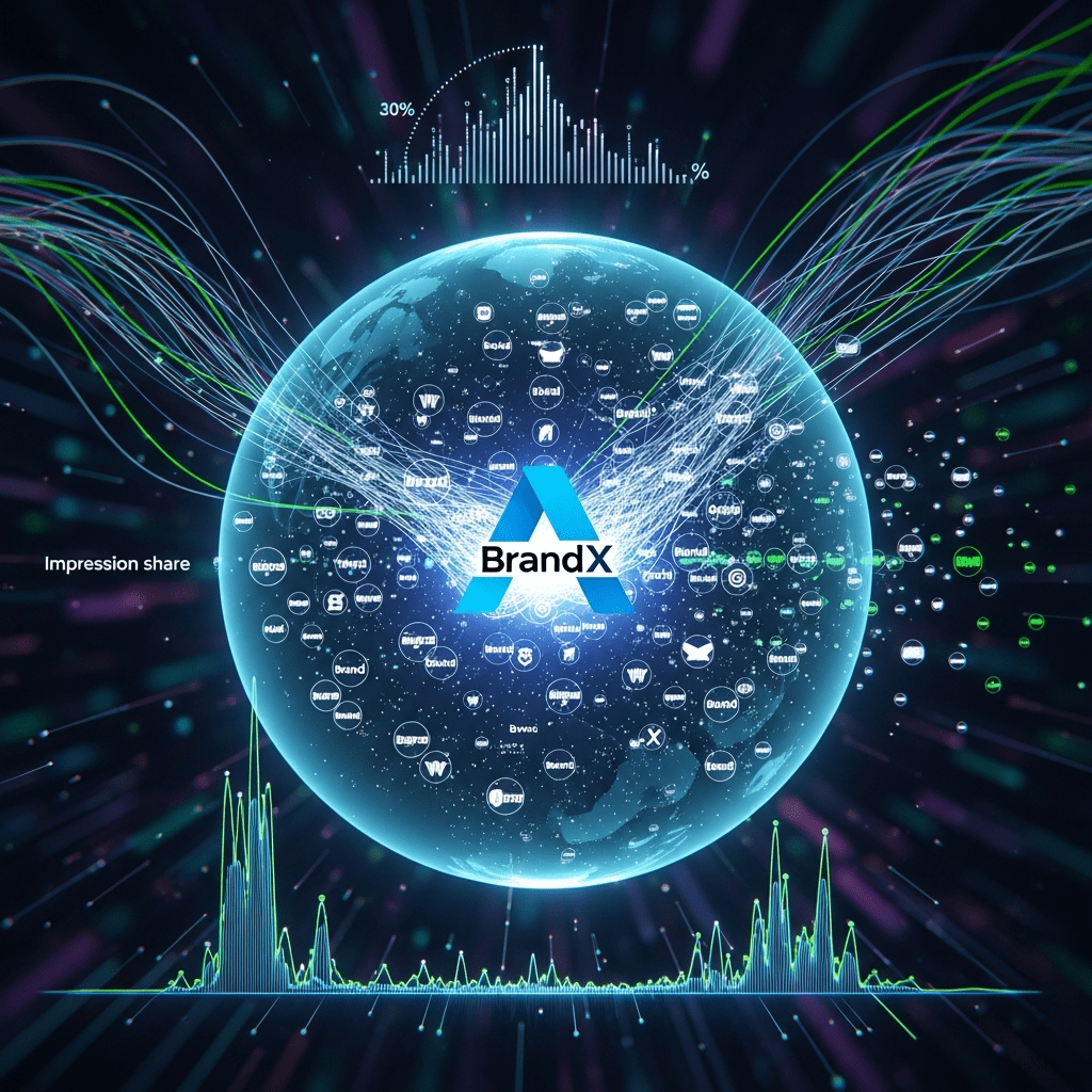 Impression Share in AI Platforms: Measuring Brand Mention Frequency
