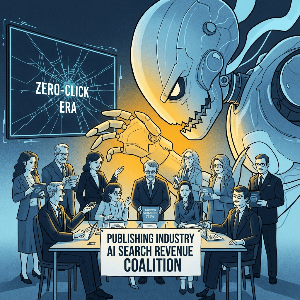Publishing Industry Forms AI Search Revenue Coalition: The Fight for Survival in the Zero-Click Era