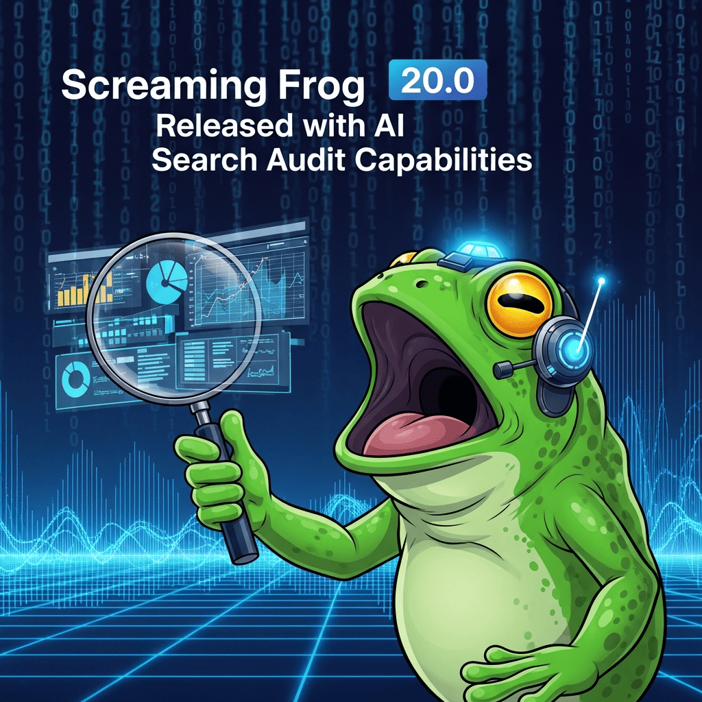 Screaming Frog 20.0 Released with AI Search Audit Capabilities