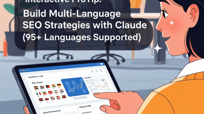 Interactive ProTip: Build Multi-Language SEO Strategies with Claude (95+ Languages Supported)
