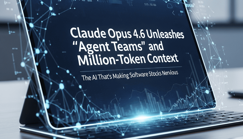 Claude Opus 4.6 Unleashes 'Agent Teams' and Million-Token Context: The AI That's Making Software Stocks Nervous