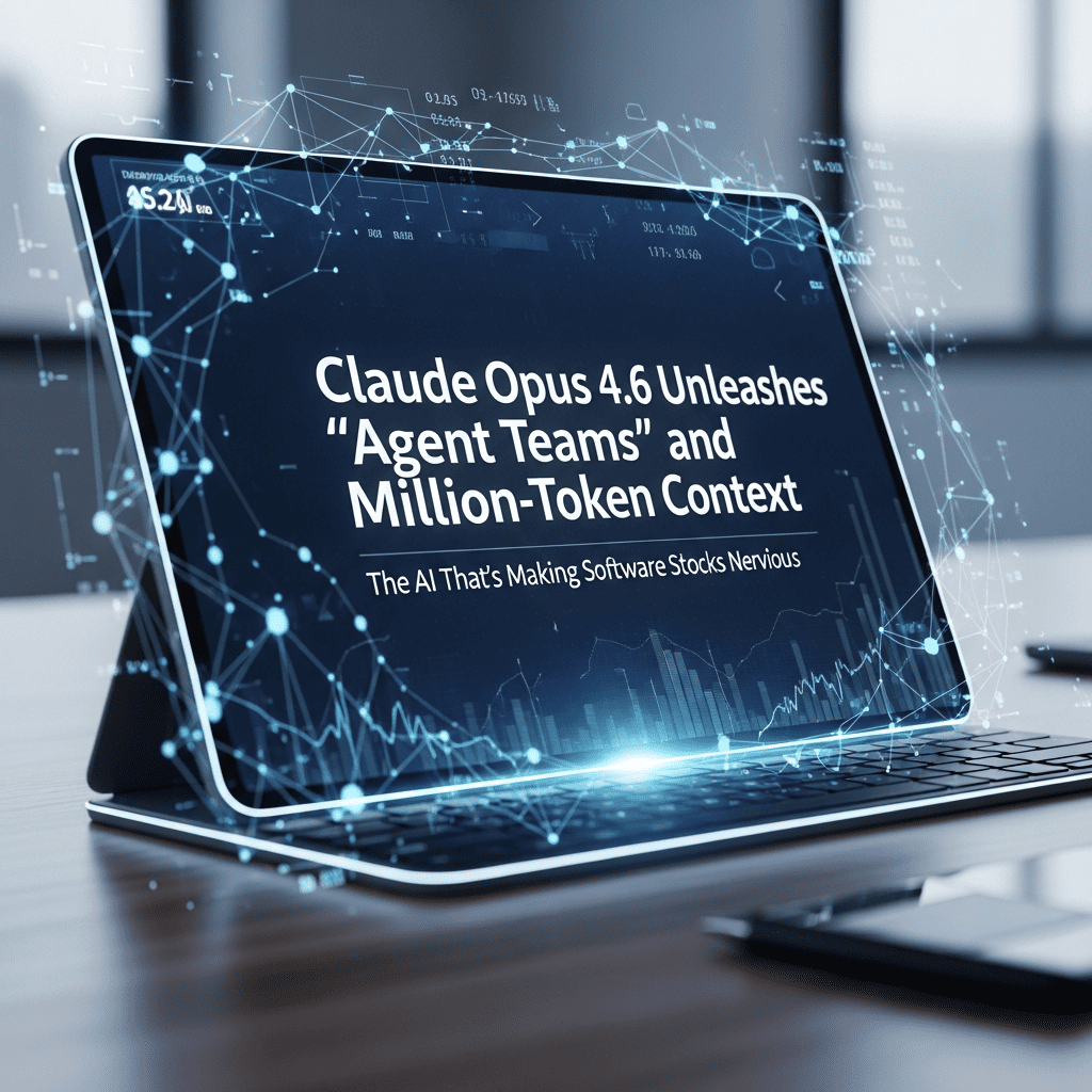 Claude Opus 4.6 Unleashes 'Agent Teams' and Million-Token Context: The AI That's Making Software Stocks Nervous