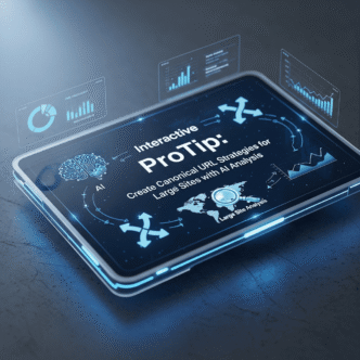 Interactive ProTip: Create Canonical URL Strategies for Large Sites with AI Analysis