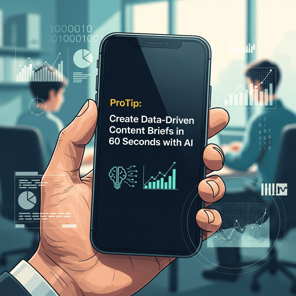 ProTip: Create Data-Driven Content Briefs in 60 Seconds with AI