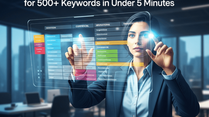 Interactive ProTip: Create Search Intent Matrices for 500+ Keywords in Under 5 Minutes