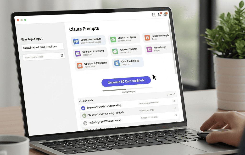 Interactive ProTip: Generate 50 Content Briefs from One Pillar Topic Using Claude Prompts