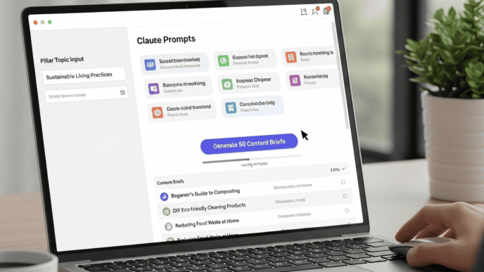 Interactive ProTip: Generate 50 Content Briefs from One Pillar Topic Using Claude Prompts