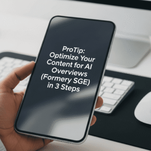 ProTip: Optimize Your Content for AI Overviews (Formerly SGE) in 3 Steps