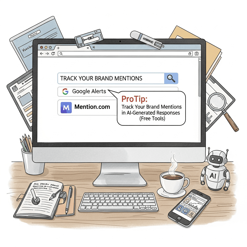 ProTip: Track Your Brand Mentions in AI-Generated Responses (Free Tools)