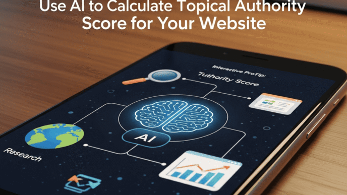 Interactive ProTip: Use AI to Calculate Topical Authority Score for Your Website