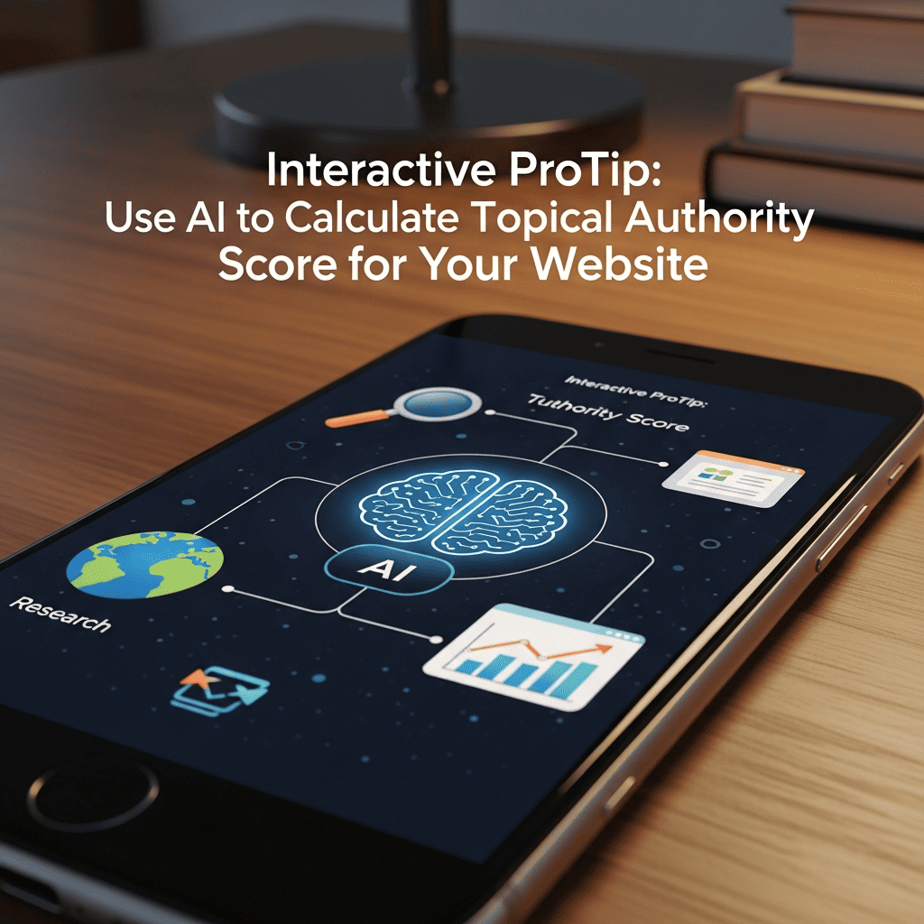 Interactive ProTip: Use AI to Calculate Topical Authority Score for Your Website